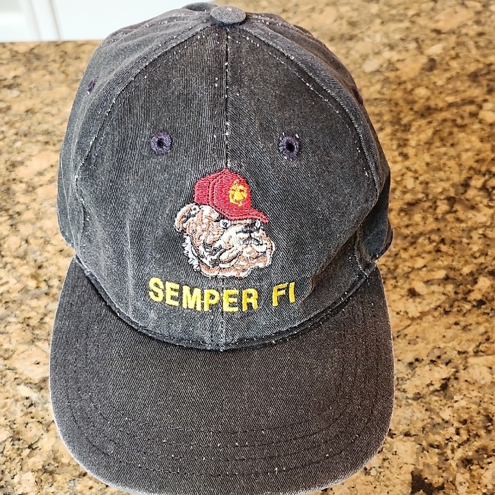 REHAB HAT!!!!! Semper Fi Bulldog Cap